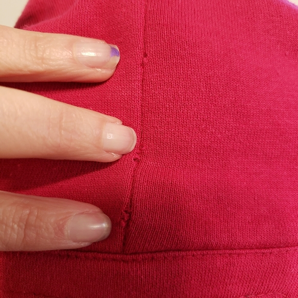 Authentic vintage 90’s B.U.M. Equipment Sweater fuchsia - Picture 8 of 11